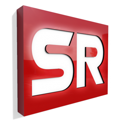 Прорезные буквы на композите